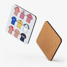 Load image into Gallery viewer, Sunderland Retro Shirts Memorabilia Football Coaster - ModelBricks