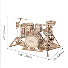 Load image into Gallery viewer, Drum Kit - Rokr 3d Wooden Puzzle