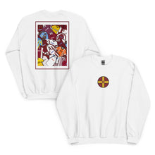 Load image into Gallery viewer, Northamptonshire Flag & Northampton Retro Shirts Unisex Sweatshirt - ModelBricks