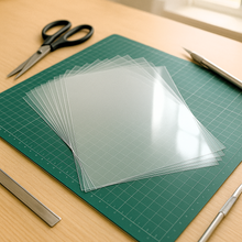 Load image into Gallery viewer, 10 x 8"x8" Clear Acetate Sheets – 140 Micron Transparent Film for Crafts, Cards & OHP - ModelBricks