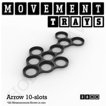 Load image into Gallery viewer, 28mm Movement Trays for Tabletop Games | Wargaming | Full Range - ModelBricks