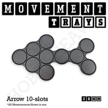 Load image into Gallery viewer, 28mm Movement Trays for Tabletop Games | Wargaming | Full Range - ModelBricks