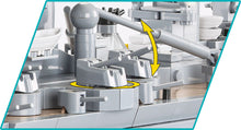 Load image into Gallery viewer, Battleship Gneisenau brick model - COBI 4835 - 2417 bricks - ModelBricks