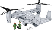 Load image into Gallery viewer, Bell Boeing V-22 Osprey tiltrotor brick model - COBI 5836 - 1090 bricks