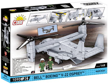 Load image into Gallery viewer, Bell Boeing V-22 Osprey tiltrotor brick model - COBI 5836 - 1090 bricks