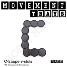 Load image into Gallery viewer, 28mm Movement Trays for Tabletop Games | Wargaming | Full Range - ModelBricks