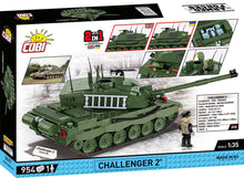 Load image into Gallery viewer, Challenger 2 brick tank model - COBI 2627 - 950 bricks