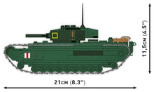 Load image into Gallery viewer, Churchill MK.IV brick tank model - COBI 3128 - 668 bricks