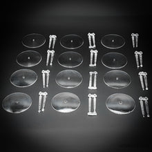 Load image into Gallery viewer, 60mm Round Flying Bases – Clear Plastic Stands for Sci-Fi & Fantasy Wargaming Miniatures - ModelBricks