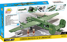 Load image into Gallery viewer, Consolidated B-24 D Liberator brick plane model - COBI 5739 - 1445 bricks