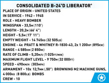 Load image into Gallery viewer, Consolidated B-24 D Liberator brick plane model - COBI 5739 - 1445 bricks