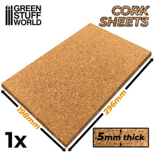 Load image into Gallery viewer, Green Stuff World: Cork Sheet: 198 x 296mm - ModelBricks