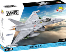 Load image into Gallery viewer, Dassault Rafale C brick plane model - COBI 5901 - 551 bricks