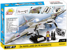 Load image into Gallery viewer, De Havilland DH-98 Mosquito brick plane model - COBI 5735 - 710 bricks - ModelBricks