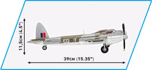 Load image into Gallery viewer, De Havilland DH-98 Mosquito brick plane model - COBI 5735 - 710 bricks - ModelBricks