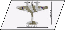 Load image into Gallery viewer, De Havilland DH-98 Mosquito brick plane model - COBI 5735 - 710 bricks - ModelBricks