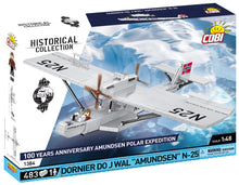 Load image into Gallery viewer, Dornier D0 J Wal ‘Amundsen’ N-25 aircraft model- COBI 1384 - 478 bricks