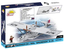 Load image into Gallery viewer, Dornier D0 J Wal ‘Amundsen’ N-25 aircraft model- COBI 1384 - 478 bricks