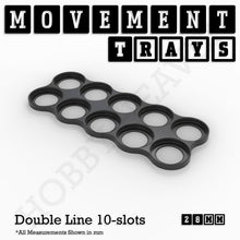 Load image into Gallery viewer, 28mm Movement Trays for Tabletop Games | Wargaming | Full Range - ModelBricks