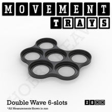 Load image into Gallery viewer, 28mm Movement Trays for Tabletop Games | Wargaming | Full Range - ModelBricks