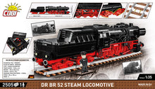 Load image into Gallery viewer, DRB Class 52 Steam Locomotive with coal wagon brick model - COBI 6282 - 2505 bricks