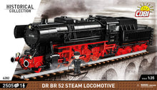Load image into Gallery viewer, DRB Class 52 Steam Locomotive with coal wagon brick model - COBI 6282 - 2505 bricks