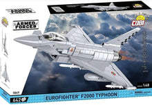 Load image into Gallery viewer, Eurofighter Typhoon (Italy) brick plane model - COBI 5849 - 642 bricks