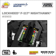 Load image into Gallery viewer, F-117 Nighthawk brick aircraft model - COBI 5903 - 798 bricks