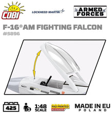 Load image into Gallery viewer, F-16 AM Fighting Falcon plane brick model - COBI 5896 - 425 bricks