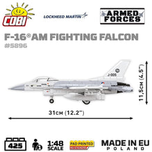 Load image into Gallery viewer, F-16 AM Fighting Falcon plane brick model - COBI 5896 - 425 bricks
