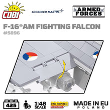 Load image into Gallery viewer, F-16 AM Fighting Falcon plane brick model - COBI 5896 - 425 bricks