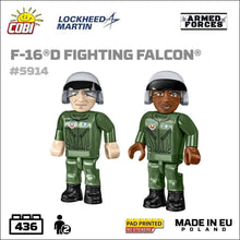Load image into Gallery viewer, F-16D Fighting Falcon plane brick model - COBI 5914 - 438 bricks