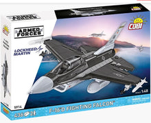 Load image into Gallery viewer, F-16D Fighting Falcon plane brick model - COBI 5914 - 438 bricks