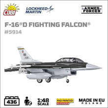 Load image into Gallery viewer, F-16D Fighting Falcon plane brick model - COBI 5914 - 438 bricks