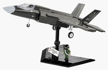 Load image into Gallery viewer, F-35A Lightning II "Husarz" brick plane model - COBI 5904 - 600 bricks