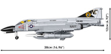 Load image into Gallery viewer, F-4 Phantom II brick plane model - COBI 5897 - 703 bricks