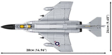 Load image into Gallery viewer, F-4 Phantom II brick plane model - COBI 5897 - 703 bricks