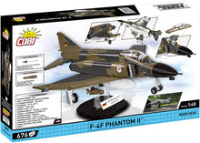 Load image into Gallery viewer, F-4F Phantom II brick plane model - COBI 5898 - 776 bricks