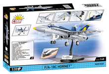Load image into Gallery viewer, F/A-18C Hornet brick plane model - COBI 5810 - 538 bricks