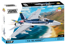 Load image into Gallery viewer, F/A-18C Hornet brick plane model - COBI 5810 - 538 bricks