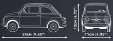 Load image into Gallery viewer, Fiat Abarth 595 brick model car - Cobi 24353 - 1223 bricks EXECUTIVE EDITION