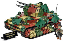 Load image into Gallery viewer, Flakpanzer IV Wirbelwind brick anti-aircraft gun model - COBI-2593 - 1195 bricks - Executive Edition - ModelBricks
