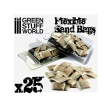 Load image into Gallery viewer, Green Stuff World: Scale Flexible Sand Bags for Dioramas and Scenery x25 - ModelBricks