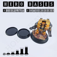 Load image into Gallery viewer, Hero Bases Display Extenders | Squares and Rectangles | Convert Gaming Bases to Display Bases & Plinths - ModelBricks