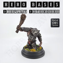 Load image into Gallery viewer, Hero Bases Display Extenders | Squares and Rectangles | Convert Gaming Bases to Display Bases & Plinths - ModelBricks