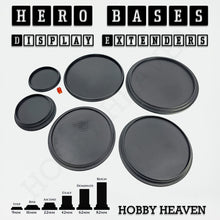 Load image into Gallery viewer, Hero Bases Display Extenders | Squares and Rectangles | Convert Gaming Bases to Display Bases & Plinths - ModelBricks