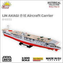 Load image into Gallery viewer, Japanese Akagi - COBI 4851 - 3573 brick aircraft carrier