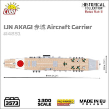 Load image into Gallery viewer, Japanese Akagi - COBI 4851 - 3573 brick aircraft carrier