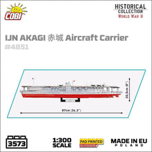 Load image into Gallery viewer, Japanese Akagi - COBI 4851 - 3573 brick aircraft carrier