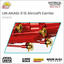 Load image into Gallery viewer, Japanese Akagi - COBI 4851 - 3573 brick aircraft carrier